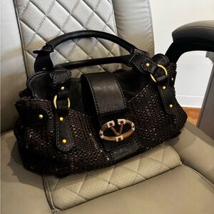 valentino tweed satchel